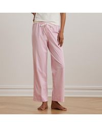 Ralph Lauren - Ralph Lauren Striped Jersey Pajama Pant - Lyst