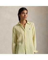 Polo Ralph Lauren - Classic Fit Striped Linen Shirt - Lyst