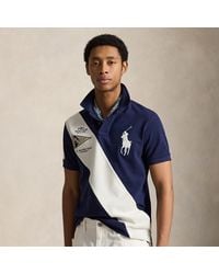 Polo Ralph Lauren - Custom Slim Fit Big Pony Mesh Polo Shirt - Lyst