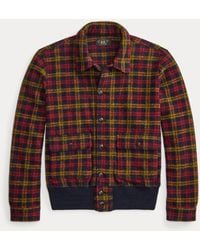 Ralph Lauren - Wool-Blend Flight Jacket - Lyst
