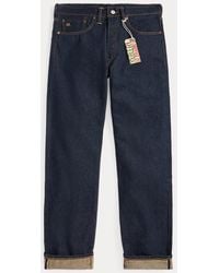 RRL - Straight Fit Selvedge Jeans - Lyst