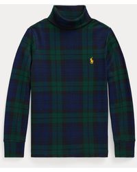 Polo Ralph Lauren - Ralph Lauren Boy's Plaid Cotton Interlock Turtleneck - Lyst