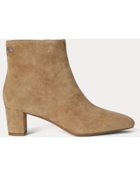 Ralph Lauren - Stiefelette Demi Aus Wildleder - Lyst