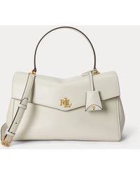 Ralph Lauren - Nappa Leather Medium Farrah Soft Satchel - Lyst