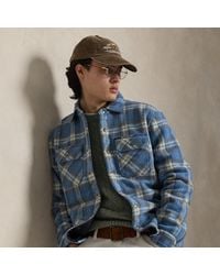 Polo Ralph Lauren - Surchemise À Carreaux En Laine Feutrée - Lyst
