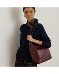 Ralph Lauren - Leather Large Tasha Bucket Bag - Lyst