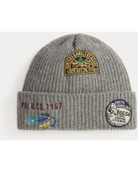 Ralph Lauren - Logo-Patch Wool-Blend Watch Cap - Lyst