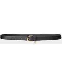 Ralph Lauren - Charm Crosshatch Leather Belt - Lyst