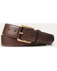 Ralph Lauren - Ralph Lauren Calfskin Roller-Buckle Belt - Lyst