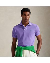 Polo Ralph Lauren - Custom Slim Fit Mesh Polo Shirt - Lyst