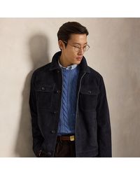 Polo Ralph Lauren - The Ashdale Suede Shacket - Lyst