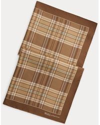 Polo Ralph Lauren - Plaid Silk Square Scarf - Lyst