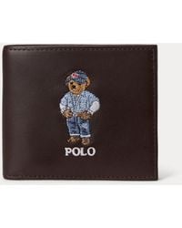 Polo Ralph Lauren - Lederbrieftasche Mit Polo Bear - Lyst