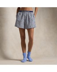 Polo Ralph Lauren - Geblümte Boxershorts Aus Baumwolle - Lyst