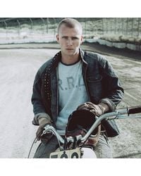 RRL - Giacca a camicia trapuntata in denim - Lyst