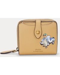 Polo Ralph Lauren - Polo Bear Leather Compact Wallet - Lyst