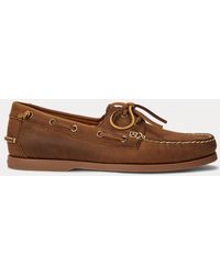 Polo Ralph Lauren - Merton Leather Boat Shoe - Lyst