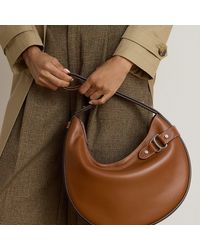 Ralph Lauren - Leather Large Tasha Shoulder Bag - Lyst