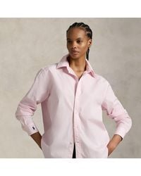 Polo Ralph Lauren - Camicia in cotone fil-à-fil Oversize-Fit - Lyst