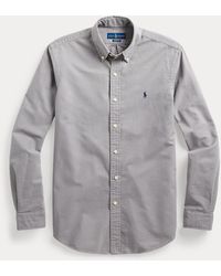 camisa blanca ralph lauren hombre