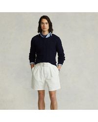 ralph lauren relaxed fit pleated chino