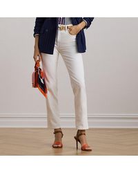 Ralph Lauren - High-rise Straight Ankle Jean - Lyst