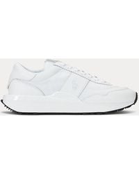 Polo Ralph Lauren - Train 89 Leather & Oxford Trainer - Lyst