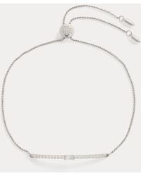 Ralph Lauren - Sterling Pavé Slider Bracelet - Lyst