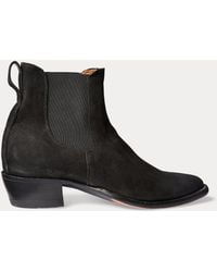 Ralph Lauren - Plainview Suede Chelsea Boot - Lyst