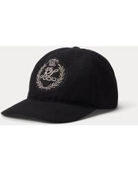 Ralph Lauren - Ralph Lauren Bullion Crest Wool Ball Cap - Lyst