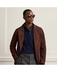 Ralph Lauren - Hand-Tailored Suede Blazer - Lyst