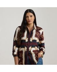 Ralph Lauren - Ralph Lauren Classic Fit Equestrian-Print Twill Shirt - Lyst