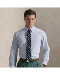 Polo Ralph Lauren - Custom Fit Striped Oxford Shirt - Lyst