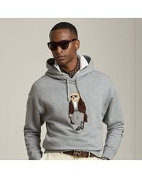 Ralph Lauren - Polo Bear Cotton-Cashmere Fleece Hoodie - Lyst