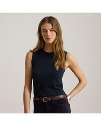 Ralph Lauren - Sleeveless Crewneck Jumper - Lyst