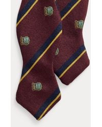 Polo Ralph Lauren - Striped Wool-Silk Club Bow Tie - Lyst