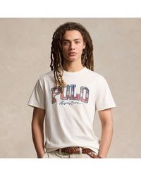 Ralph Lauren - Classic Fit Plaid-logo Jersey T-shirt - Lyst