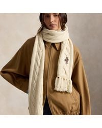 Polo Ralph Lauren - Polo Bear Cable-Knit Scarf - Lyst