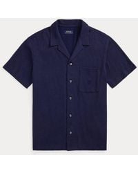 Ralph Lauren - Knit Seersucker Pajama Shirt - Lyst