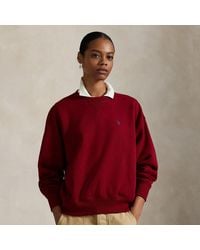 Polo Ralph Lauren - Sweat En Molleton À Col Rond - Lyst