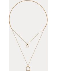 Ralph Lauren - Pavé-Lasso-Halskette Mit Steigbügeln - Lyst