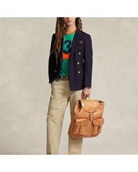 Ralph Lauren - Heritage Leather Backpack - Lyst
