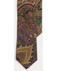 Ralph Lauren - Paisley Cashmere-Silk Tie - Lyst