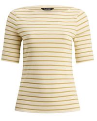 Ralph Lauren - Taglie Plus - Maglietta a righe metallizzate - Lyst