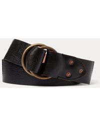 RRL - Leather Double-o-ring Belt - Lyst