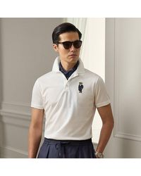Ralph Lauren - Ralph Lauren Custom Slim Polo Bear Piqué Polo Shirt - Lyst