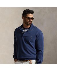 Polo Ralph Lauren - Loopback Fleece Collared Sweatshirt - Lyst