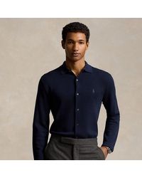 Polo Ralph Lauren - Washable Wool Shirt Jumper - Lyst