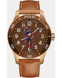 Polo Ralph Lauren Reloj Polo Watch Bronze de esfera marrón