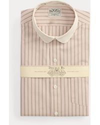 RRL - Slim Fit Striped Shirt - Lyst
